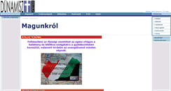 Desktop Screenshot of dunamisz.hu